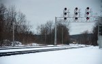 MBTA train 2047 coming around the corner